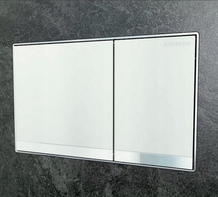 Przycisk uruchamiający GEBERIT Sigma60 przedni do spłuczek podtynk szkło