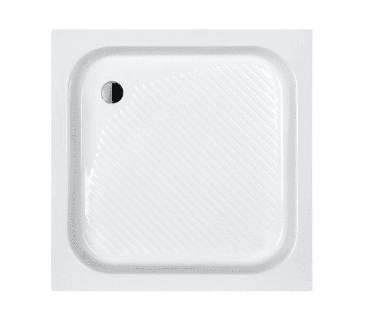 Brodzik akrylowy kwadratowy 80x80x15 cm SANPLAST Classic B/CL 80x80x15+STB