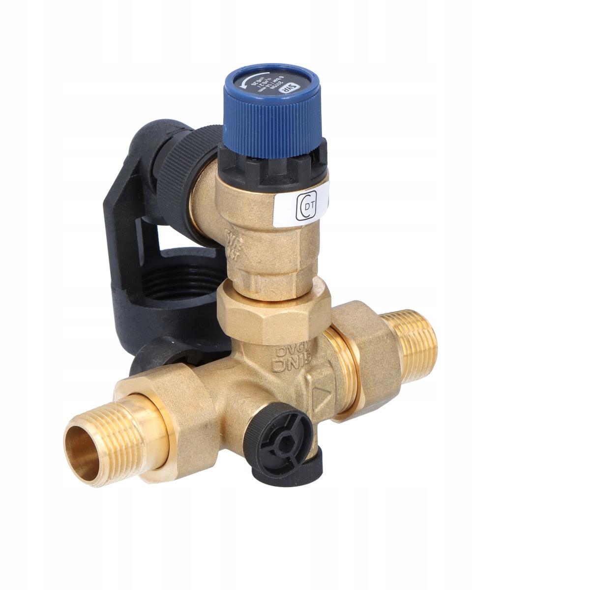 Zespół bezpieczeństwa SYROBLOC 330 prosty DN15, 6 bar do zamkn podgrzewaczy