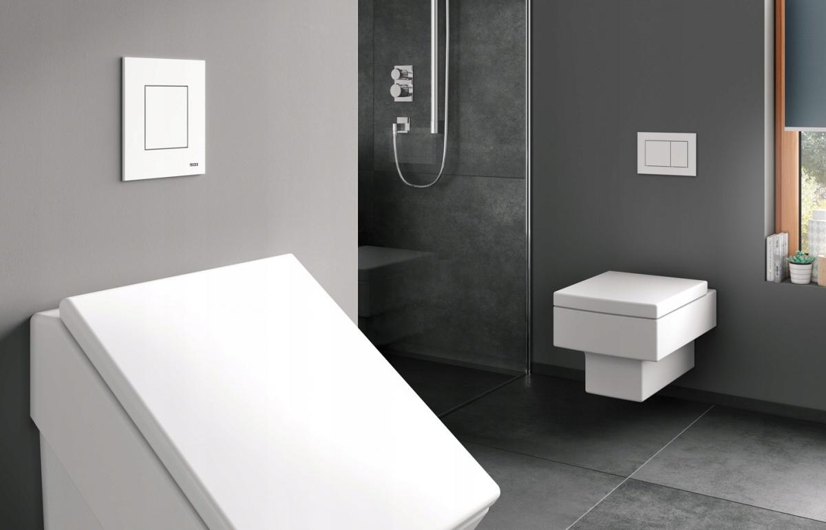 Przycisk spłukujący TECE TECEnow z tworzywa do WC biały 220 x 150 x 5 mm