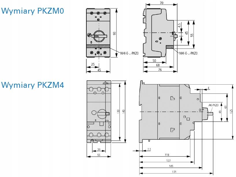 EATON Wyłącznik silnikowy PKZM4, Ir=24-32A PKZM4-32-EA