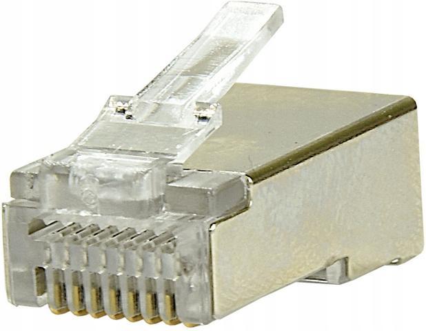 A-LAN Wtyk przelotowy RJ45 STP kat.6 (op.100 szt) ALANTEC