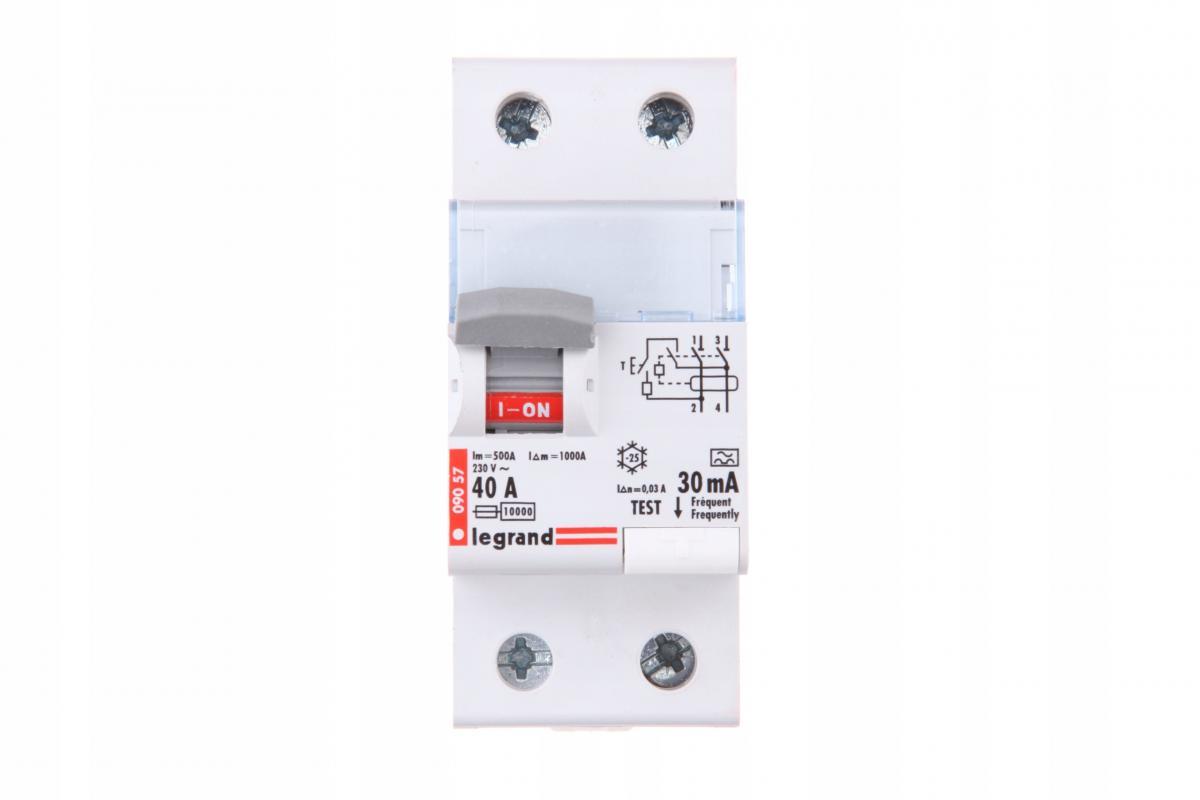 LEGRAND Wyłącznik różnicowoprądowy P302 2P 40A 30MA TYP A TX3