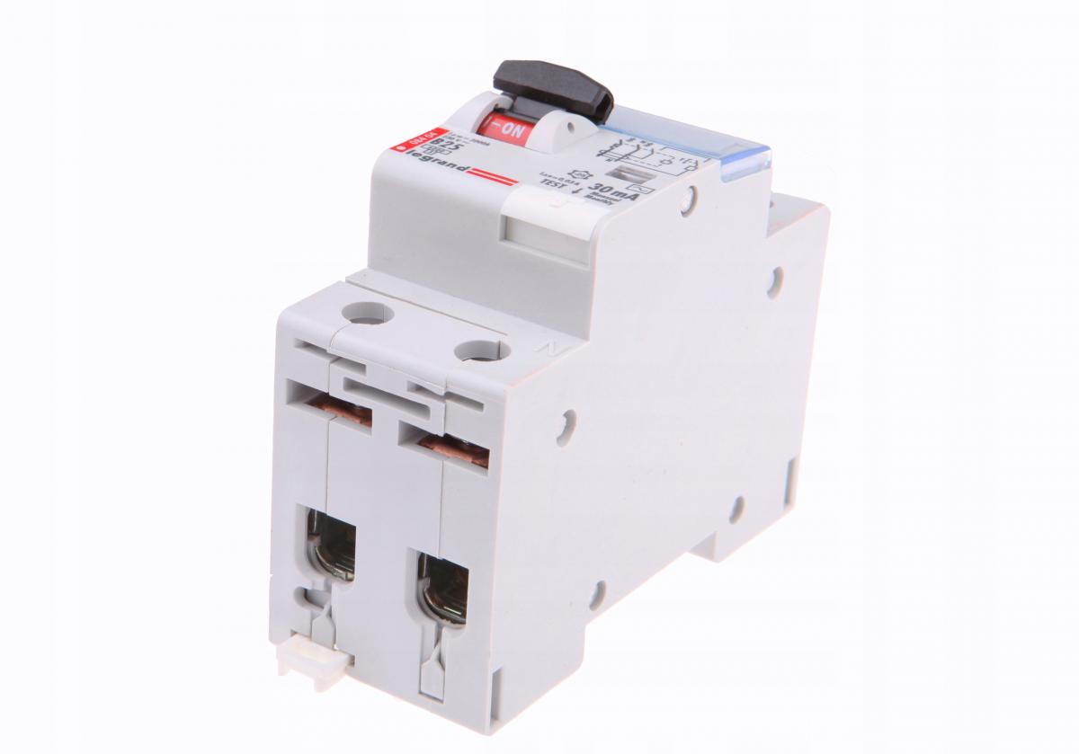 LEGRAND Wyłącznik różnicowo-nadprądowy P312 2P B 25A 30MA TYP AC DX3
