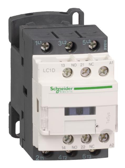 SCHNEIDER ELECTRIC Stycznik mocy TeSys D AC3 25A 3P 1NO 1NC cewka 24VAC