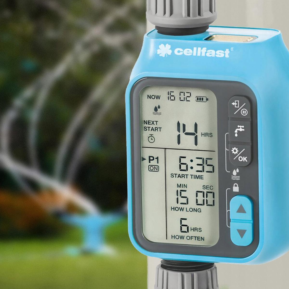 CELLFAST Elektroniczny sterownik nawadniania Chronos IDEAL