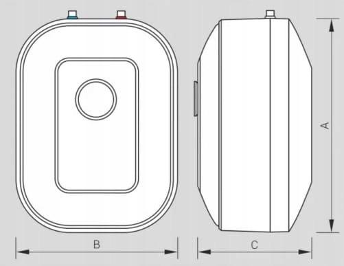 Podgrzewacz pojemnościowy KOSPEL LUNA G10 INOX elektryczny 48h