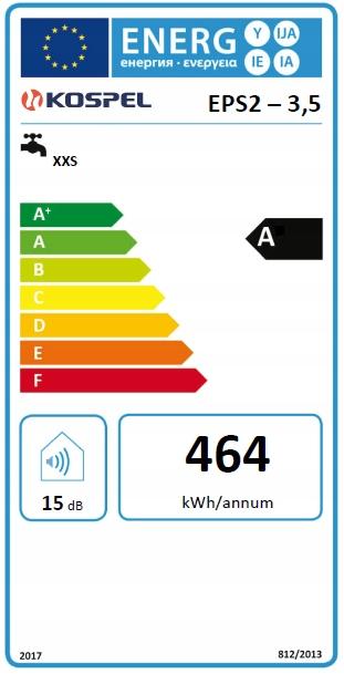 Podgrzewacz elektryczny przepływowy 3.5 kW KOSPEL TWISTER EPS2-3,5