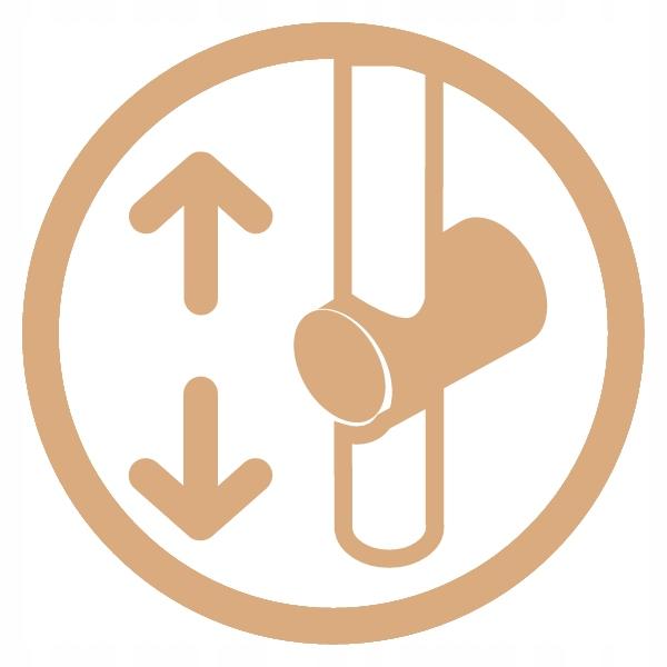 INVENA DESZCZOWNIA Z BATERIĄ NATRYSKOWĄ PAROS INVENA TREND CZARNA