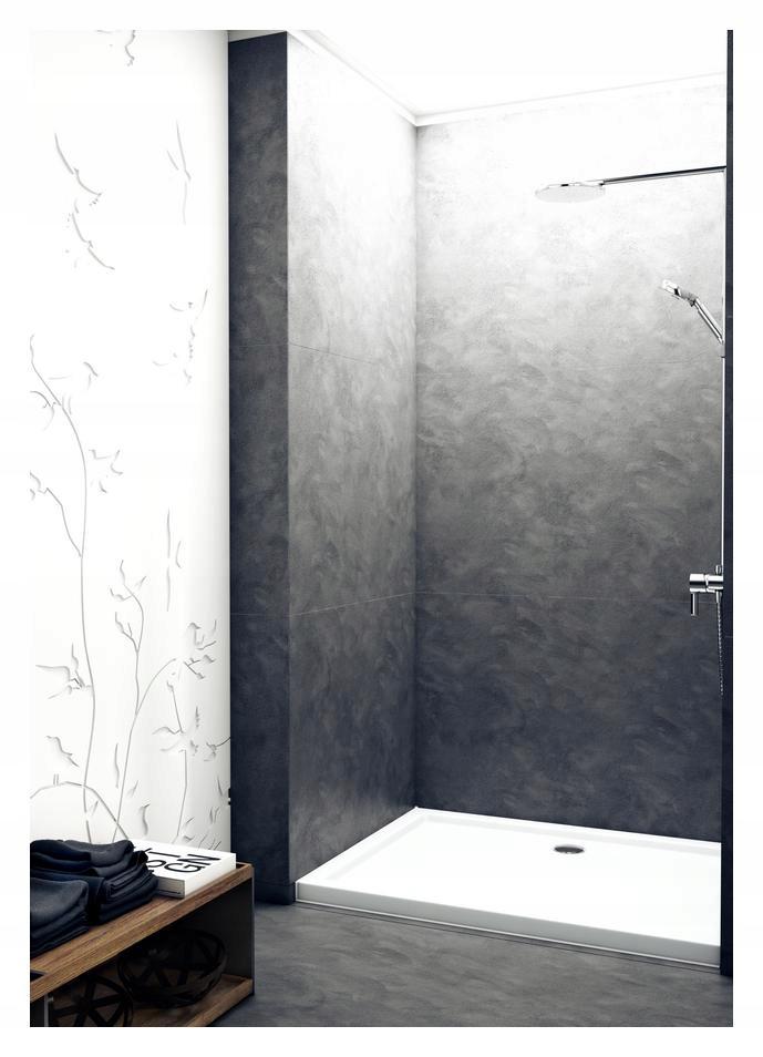 SCHEDPOL Brodzik kompozytowy Stabilsound Plus Etrusco 80x80x3 cm kwadratowy