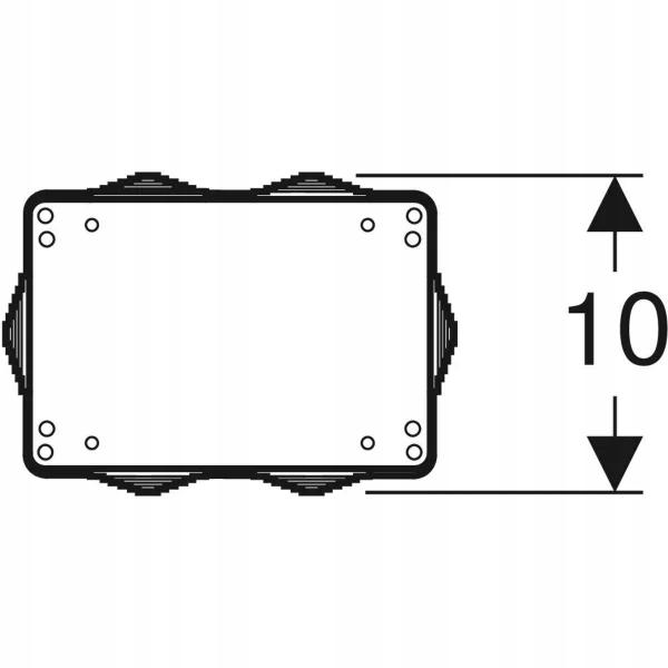 KOŁO Zasilacz do sterowania radarowego dla 1-5 pisuarów GEBERIT