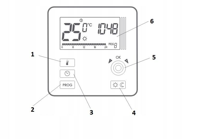 AURATON Libra SET - Tygodniowy, bezprzewodowy regulator temperatury ze ster