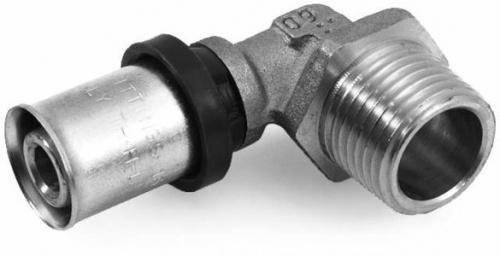 Kolano podłączeniowe PURMO CLEVERFIT z gwintem zewnetrznym 16x1/2 GZ