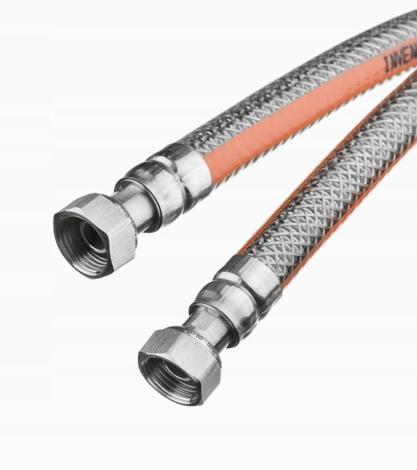 INVENA PRZEWÓD ELASTYCZNY DO GAZU W OSŁONIE PVC INVENA 125CM