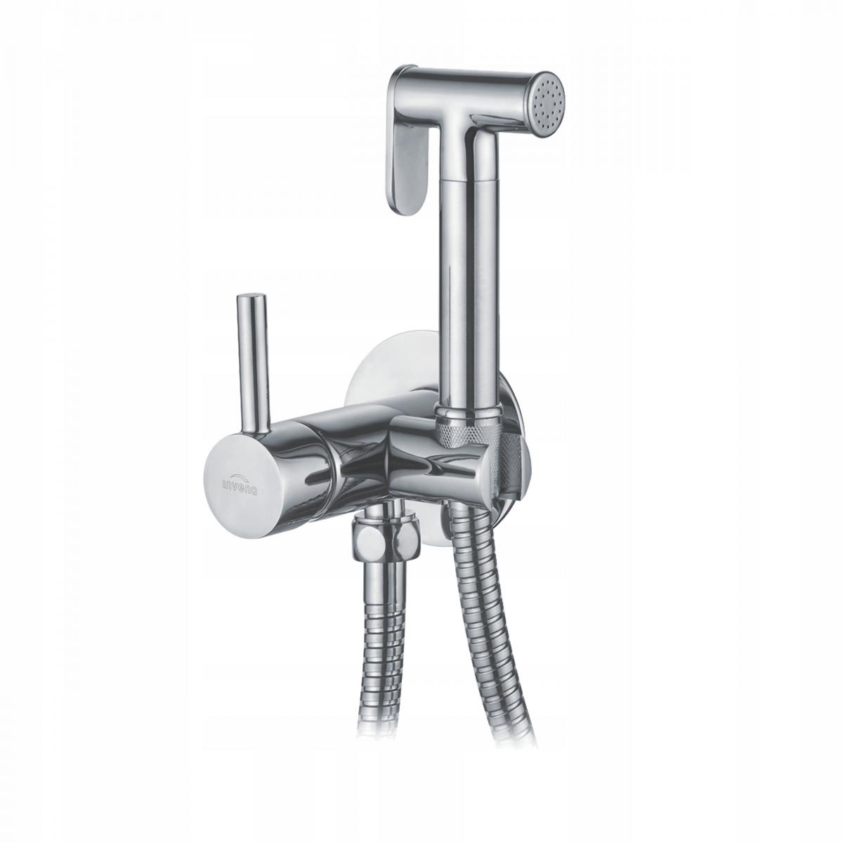 INVENA BATERIA BIDETOWA PODTYNK OKRĄGŁA, CHROM