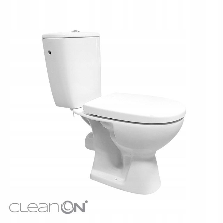 Kompakt 613 Arteco New CleanOn 3/5 l,odpływ poziomy, deska duruplastowa, wo