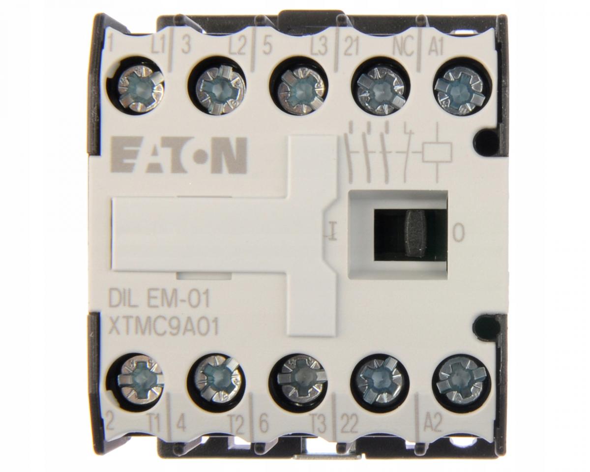 EATON Stycznik AC-3/I=9A P=4kW/ 0Z 1R DILEM-01(24V50/60HZ)