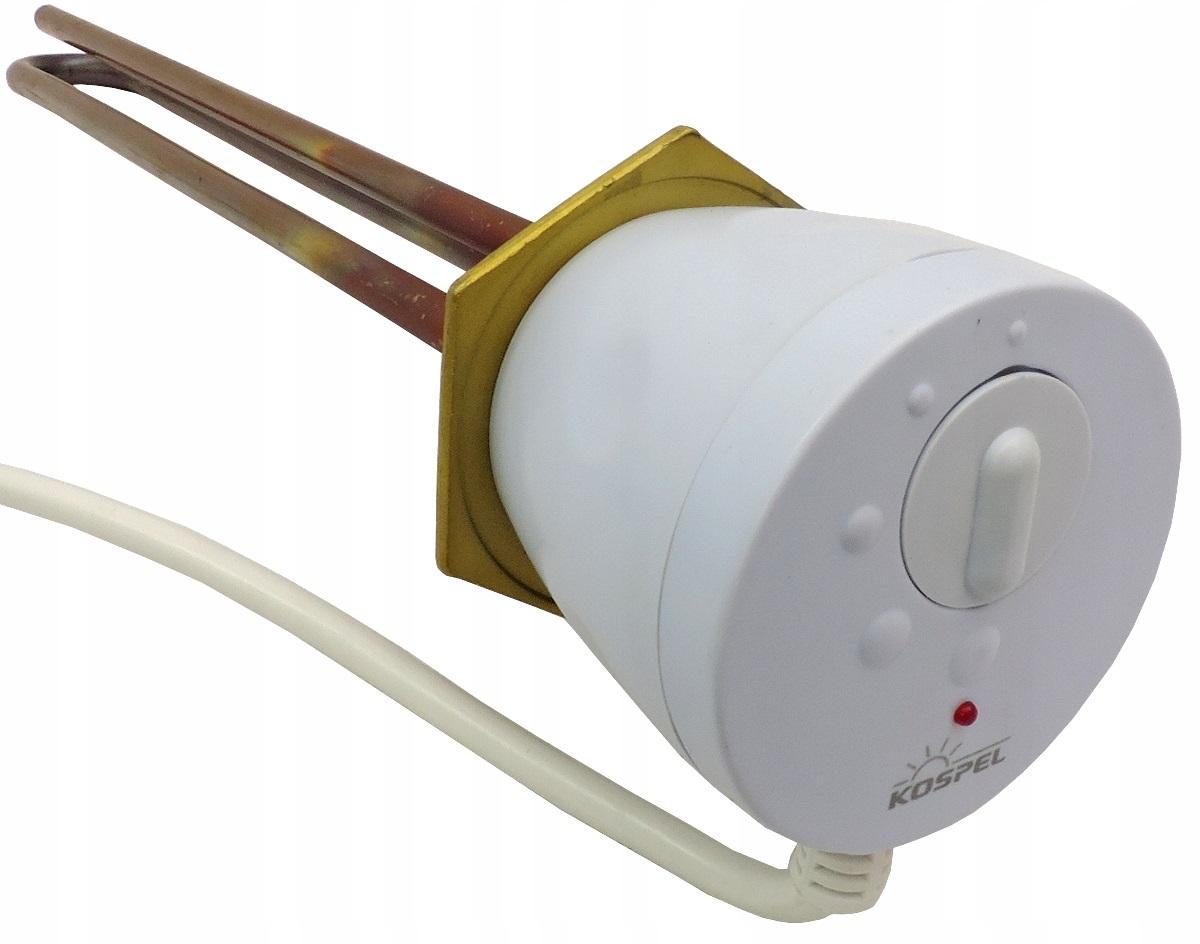 Grzałka elektryczna typ 50 2 kW 230 V 1 1/2 z termostatem KOSPEL GRW-2,0 Kw
