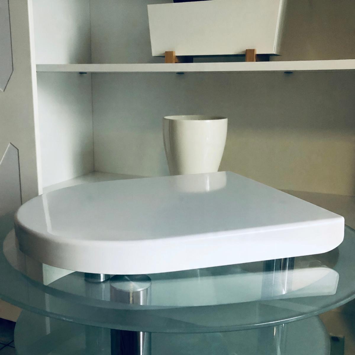 Deska WC GAP ROUND Wolnoopadająca Supralit Biały ROCA[5]