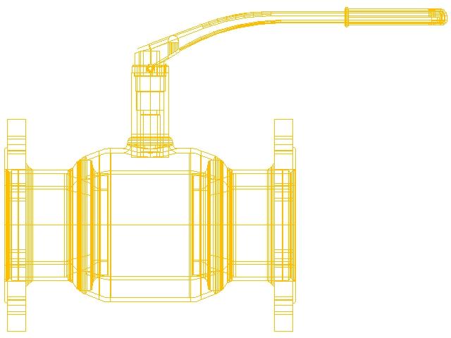 DANFOSS Zawór kulowy JIP z końcówkami kołnierzowymi, PN16, DN100