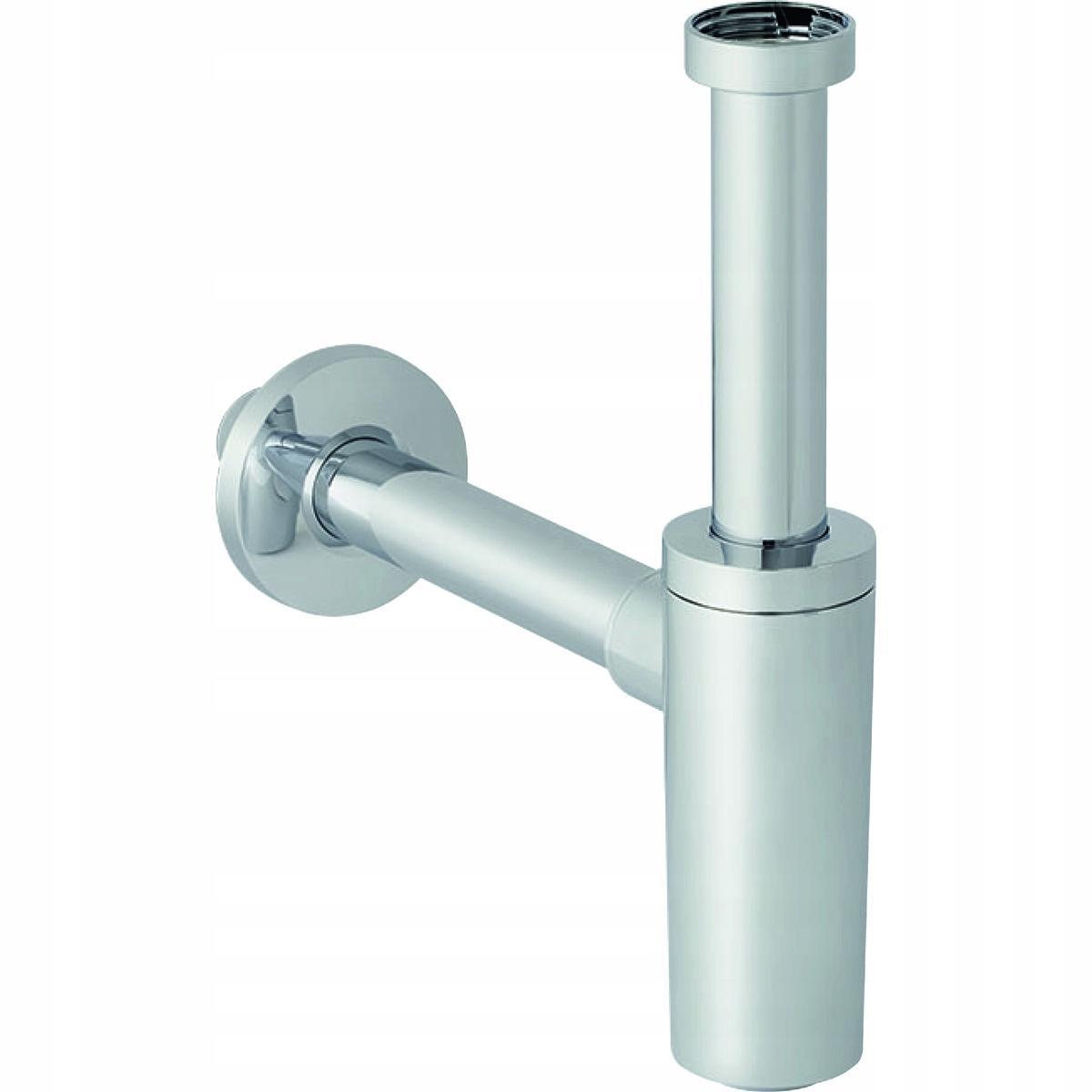 GEBERIT Syfon umywalkowy R 1 1/4x40 mm, chrom błyszczący