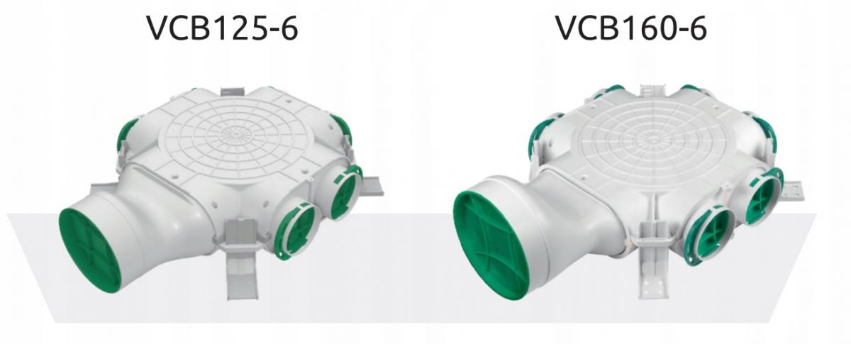 AWENTA Skrzynka rozdzielcza boczna fi 125-6x75