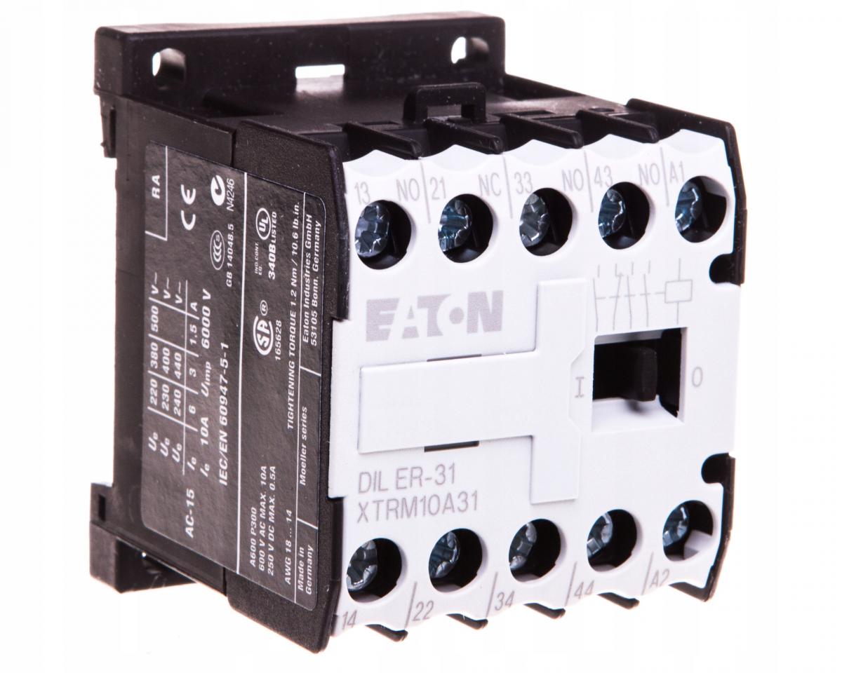 EATON Stycznik pomocniczy AC-15 I=3A 3Z 1R DILER-31(230V50HZ,240V60HZ)