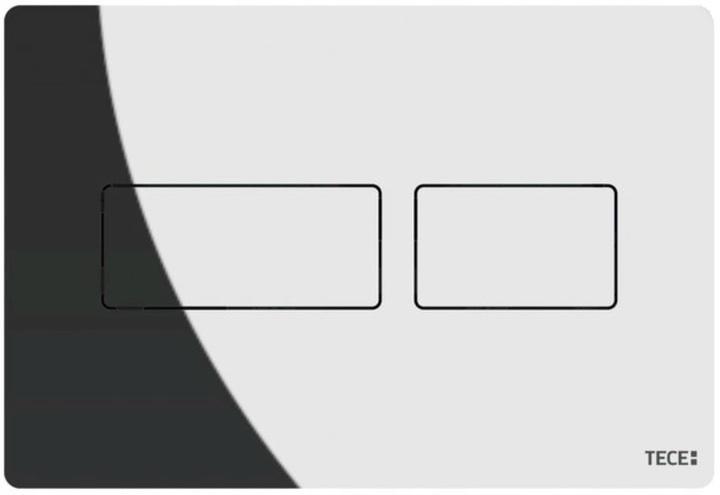 Przycisk spłukujący TECE solid podwójny do WC metalowy chrom połysk
