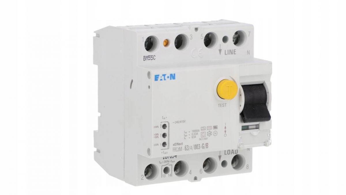 EATON Wyłącznik różnicowoprądowy typ G/B 4-biegunowy FRCdM-63/4/003-G/B