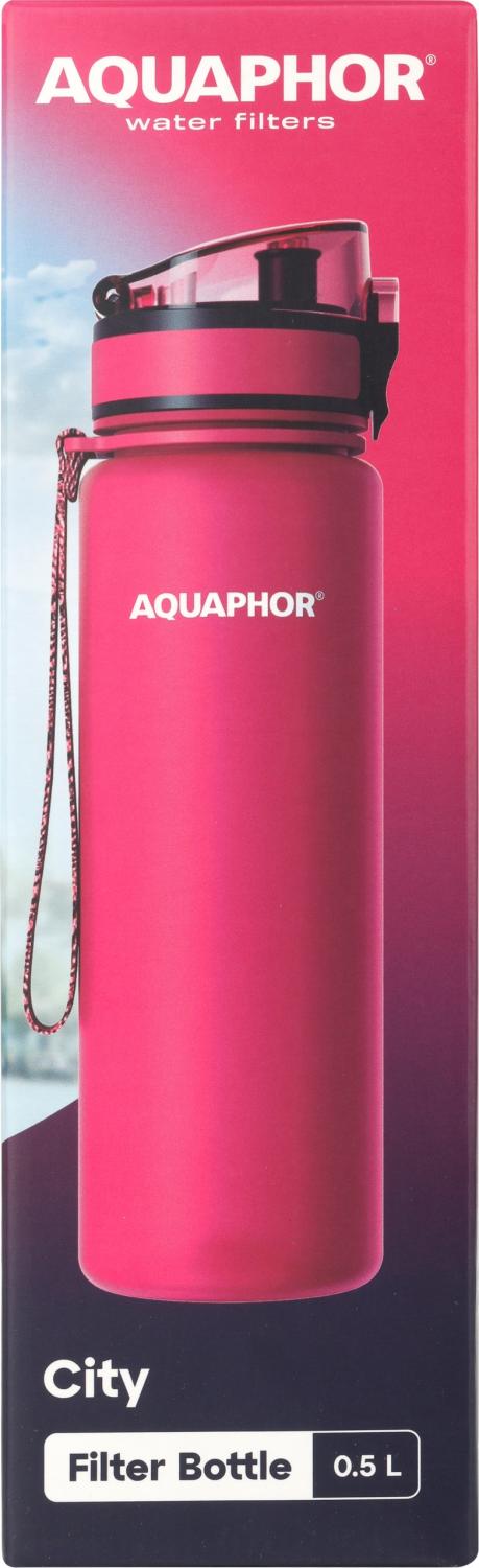 AQUAPHOR Butelka filtrująca City różowa