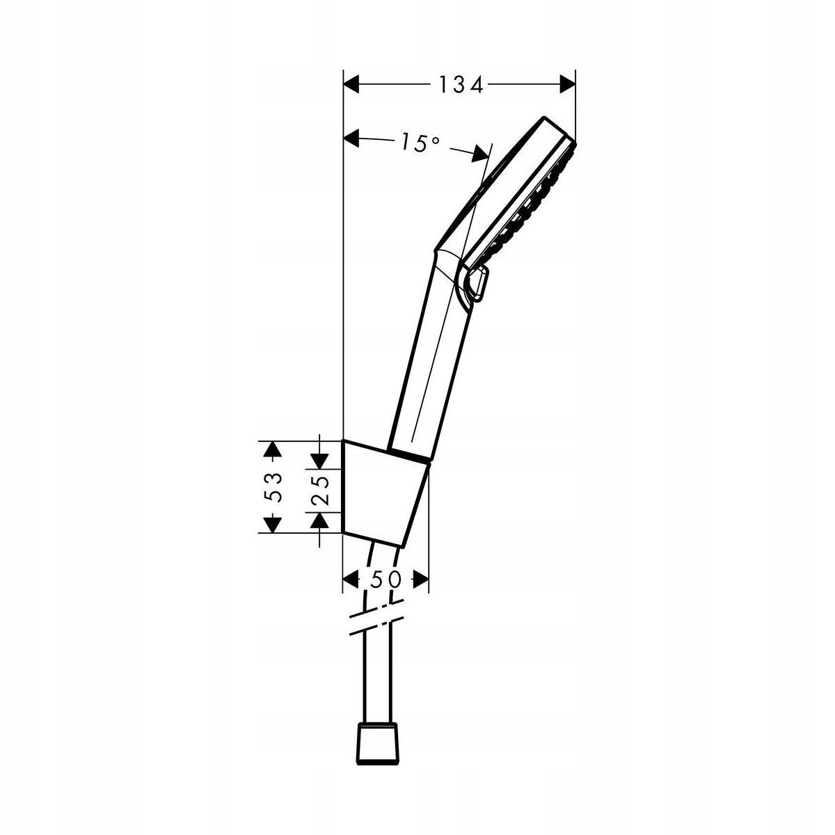 Zestaw prysznicowy natynkowy Hansgrohe Crometta