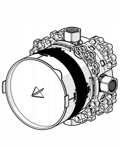 Oras Oras Bluebox korpus podtynkowy DN 15