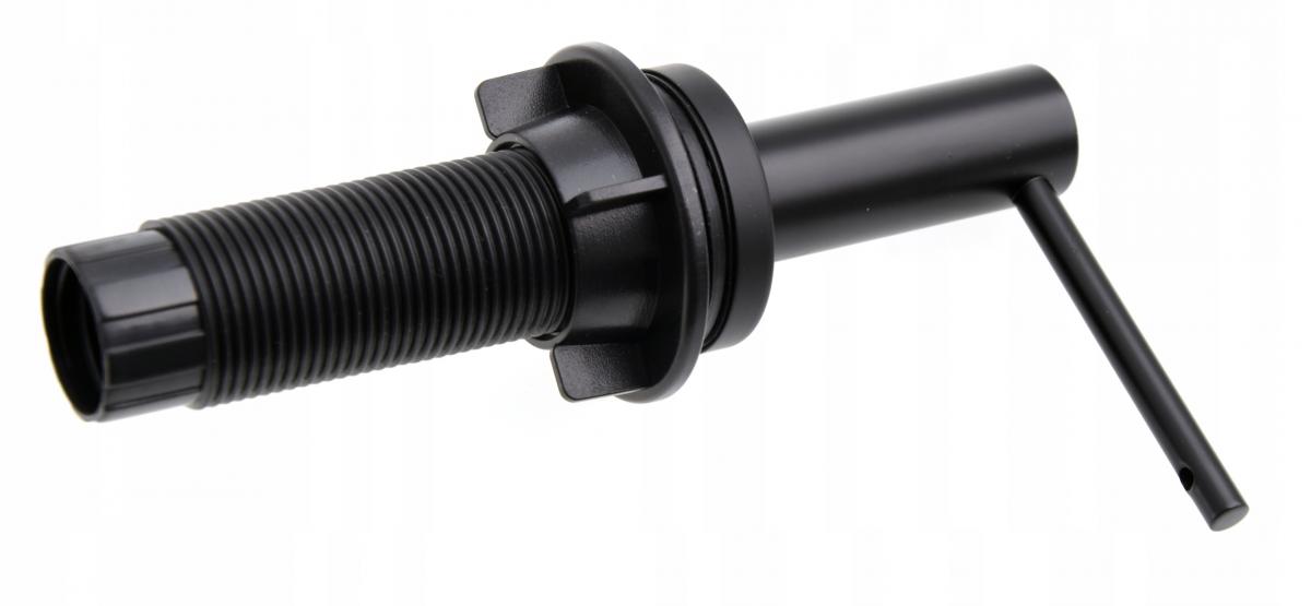 INVENA DOZOWNIK ISSA NA PŁYN DO MYCIA NACZYŃ LUB MYDŁO, KOLOR CZARNY