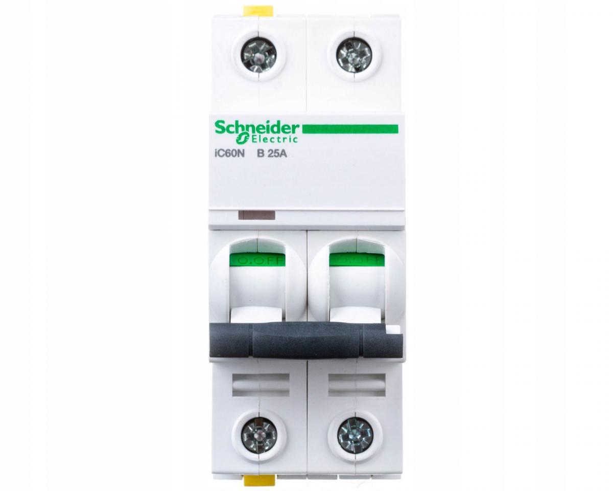 SCHNEIDER ELECTRIC Wyłącznik nadprądowy iC60N-B25-2 B 25A 2-biegunowy