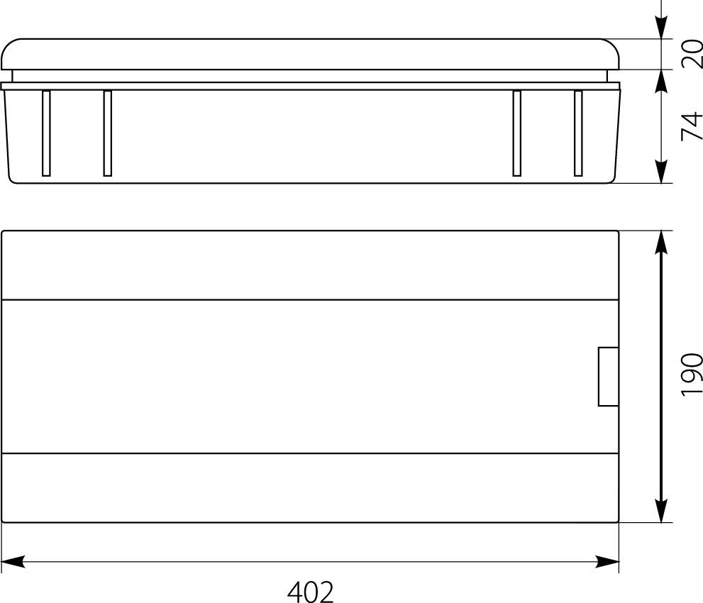 ELEKTRO-PLAST OPATÓWEK Rozdzielnica podtynkowa SRp-18 (N+PE) IP40