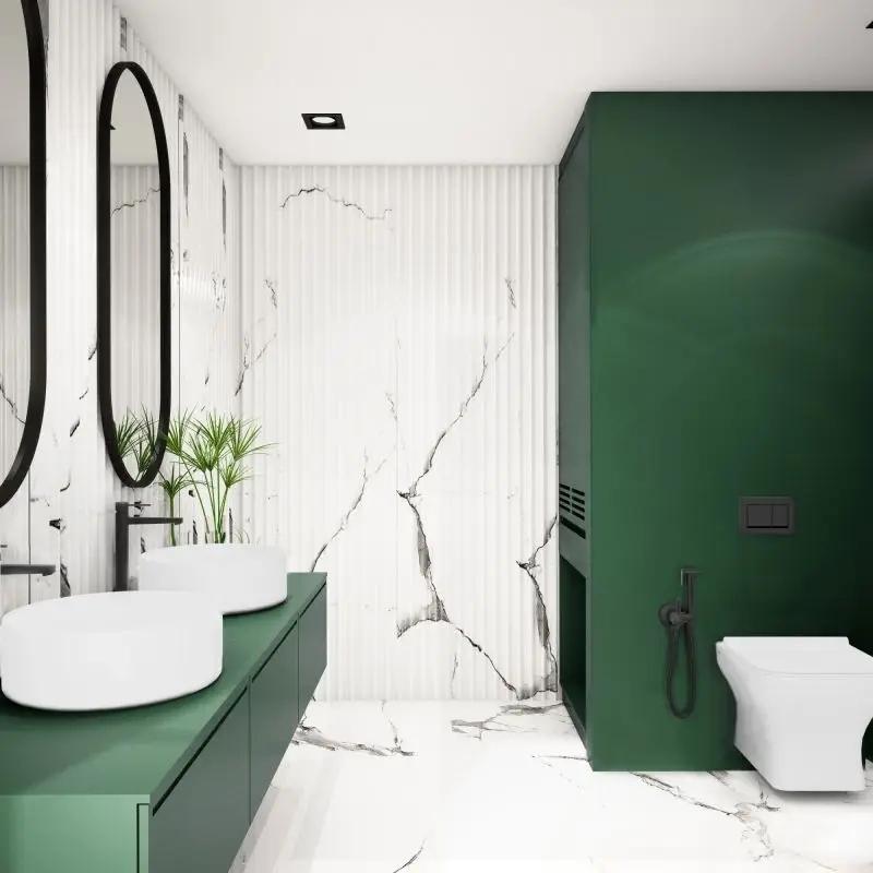 INVENA BATERIA BIDETOWA PODTYNK OKRĄGŁA, CZARNY