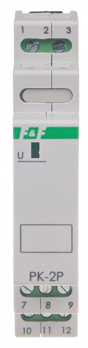 F&F Przekaźnik elektromagnetyczny PK-2P 12V AC/DC, styk: 2P I=2x8A, 1 moduł