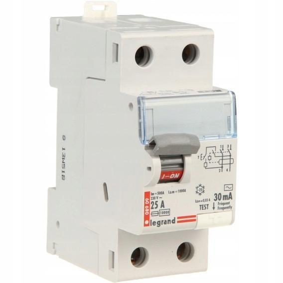 LEGRAND Wyłącznik różnicowoprądowy P302 2P 25A 30MA TYP AC TX3
