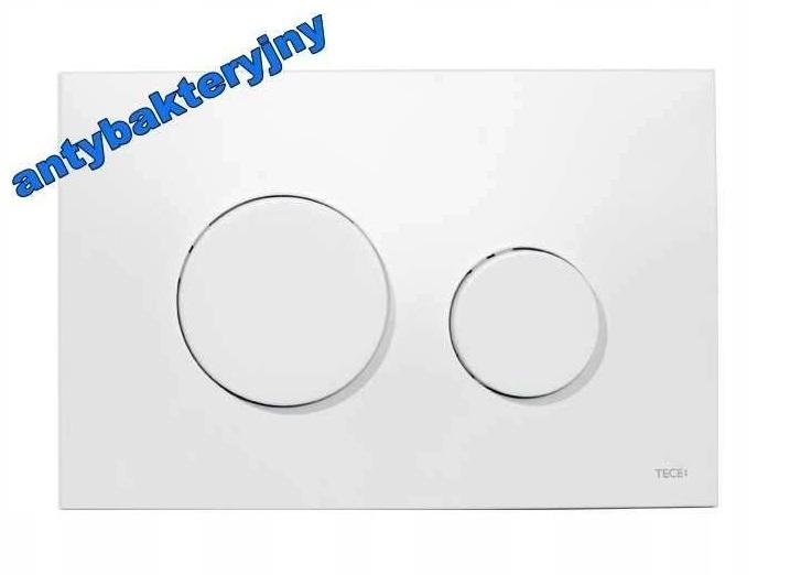 Przycisk spłukujący TECE loop podwójny do WC z tworz sztucz biały