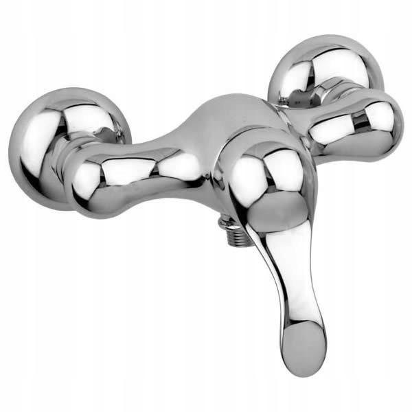 Bateria wannowa ścienna ARMATURA KRAKÓW MOZA 1-uchwyt. 2-otworowa czarna