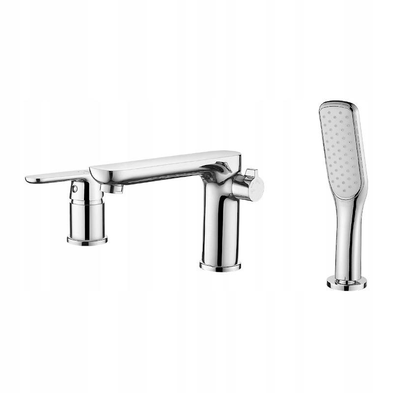 INVENA BATERIA WANNOWA 3-OTWOROWA SIROS CHROM