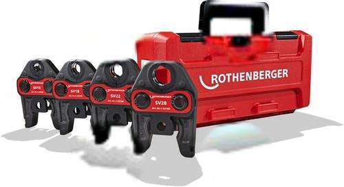 Zestaw szczęk zaciskowych standard w walizce ROCASE, SV 15-18-22-28 mm