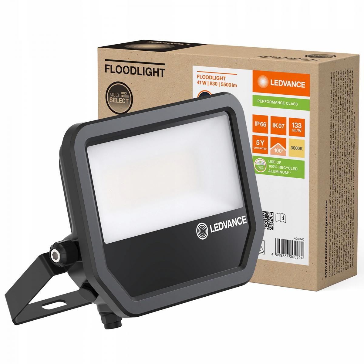 Naświetlacz Floodlight 50 P 41W 6KLM 830 PS SY100 BK Uniwersalny naświetlac