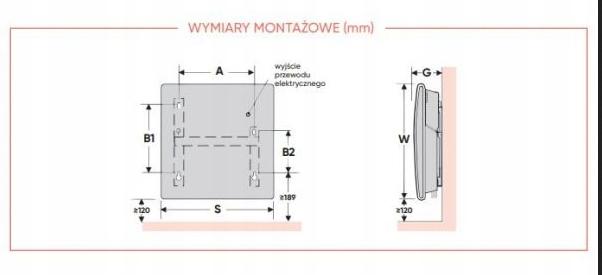 Grzejnik elektryczny Atlantic F-120 2000W 48h
