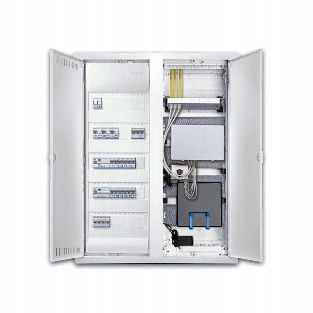 HAGER Rozdzielnica podtynkowa 4R/48M II kl IP30, QC, VDE