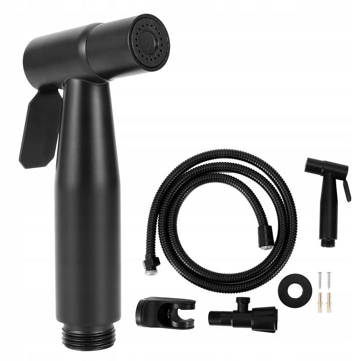 INVENA BATERIA BIDETOWA PODTYNK OKRĄGŁA, CZARNY