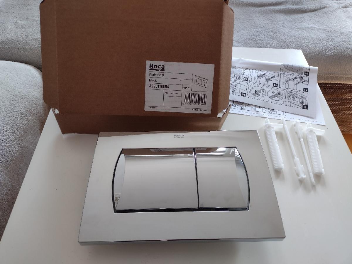 Przycisk spłukujący ROCA ACTIVE 62 B 2-funkc 3/6 l do stelaża podtynkowego