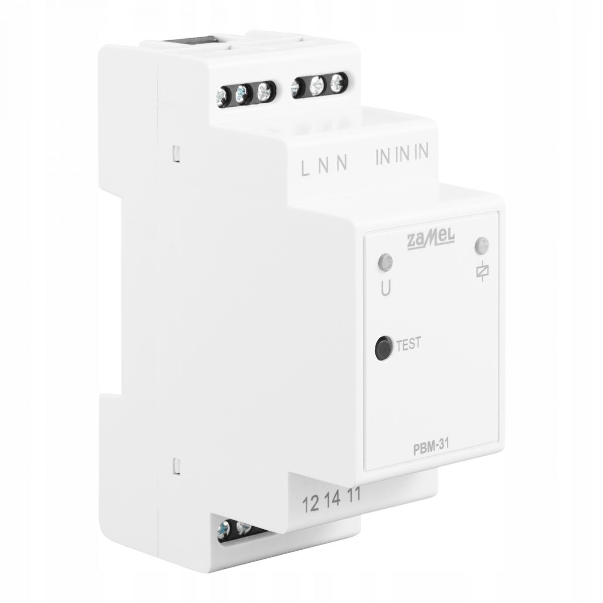 ZAMEL Przekaźnik bistabilny (impulsowy) przełączany w zerze, 230V AC PBM-31