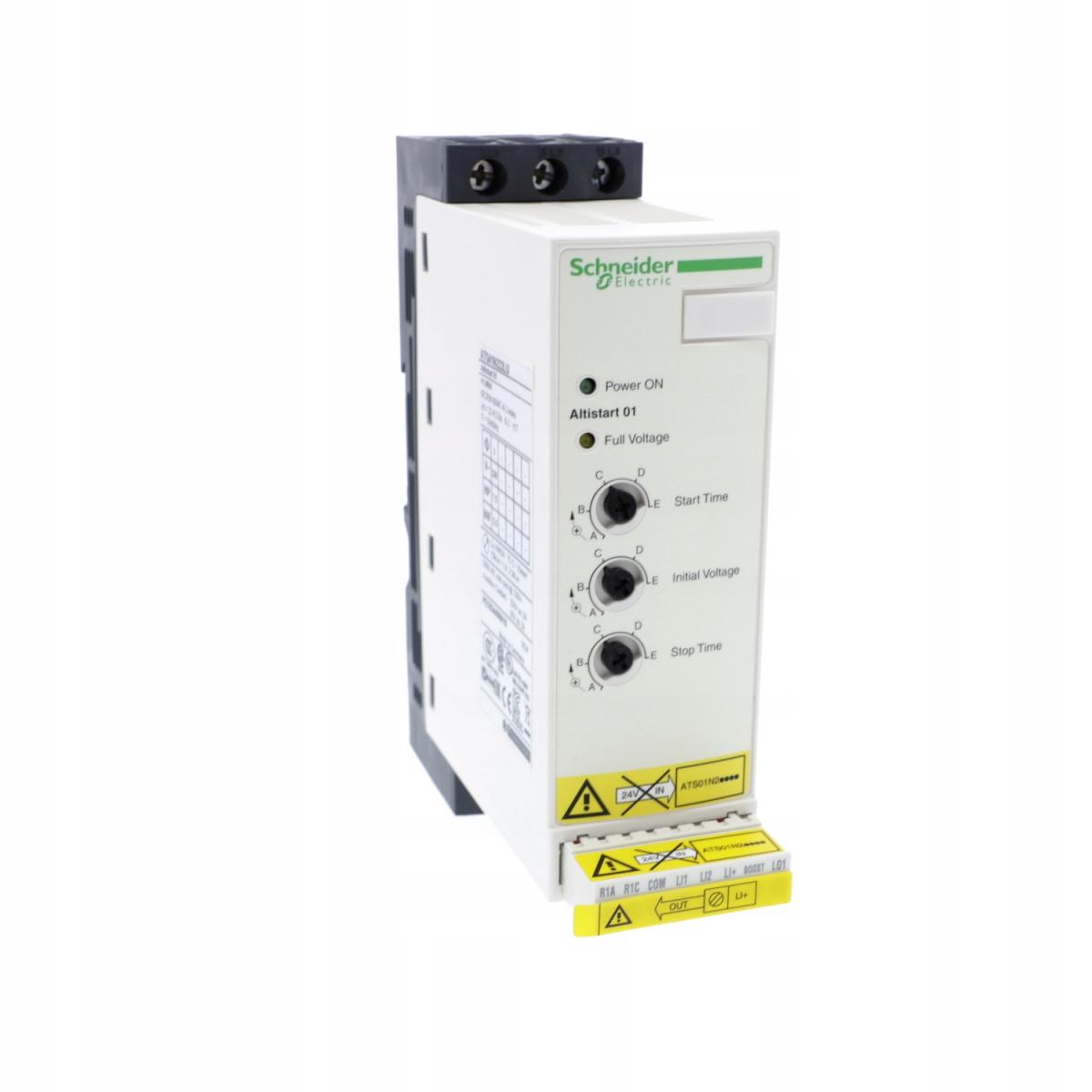 Układ łagodnego rozruchu ATS01 3-fazowe 380/415VAC 50/60Hz 11kW 22A IP20