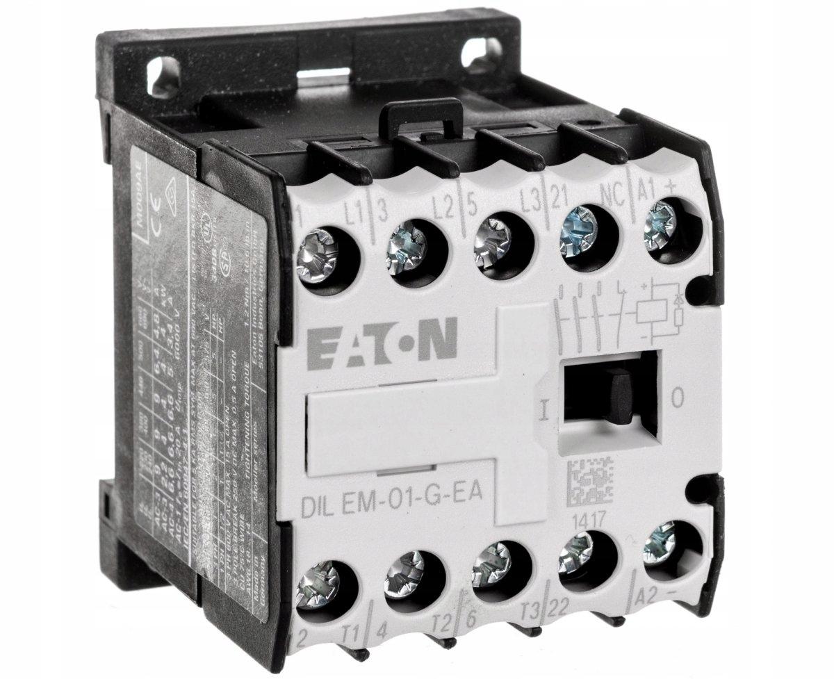 EATON Stycznik miniaturowy, 4kW/400V, sterowanie 24VDC DILEM-01-G-EA(24VDC)